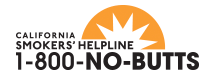 LOGO FOR THE CALIFORNIA SMOKERS HELPLINE SERVICE