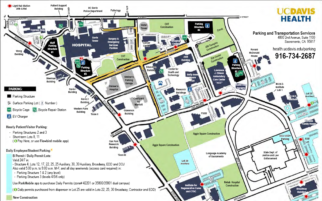 UC Davis Health Map