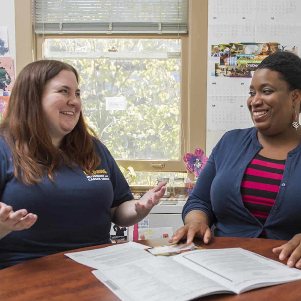 supervisor talking to employee