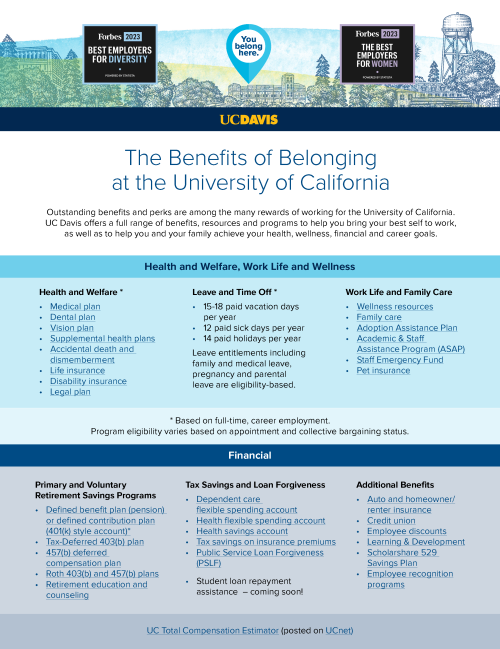 Benefits summary image. Click accompanying links to download PDF versions. 