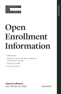 Open Enrollment booklet