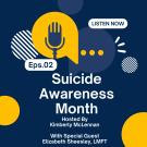 Workplace Violence Prevention Episode 2 Cover with UCD branding colors and a microphone. 