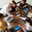 group meeting at table