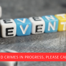 Color photo of letter blocks spelling PREVENTION on a gray wooden surface