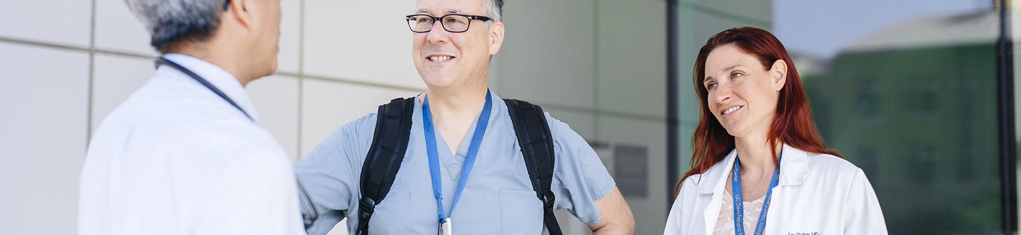 group of uc davis medical professionals